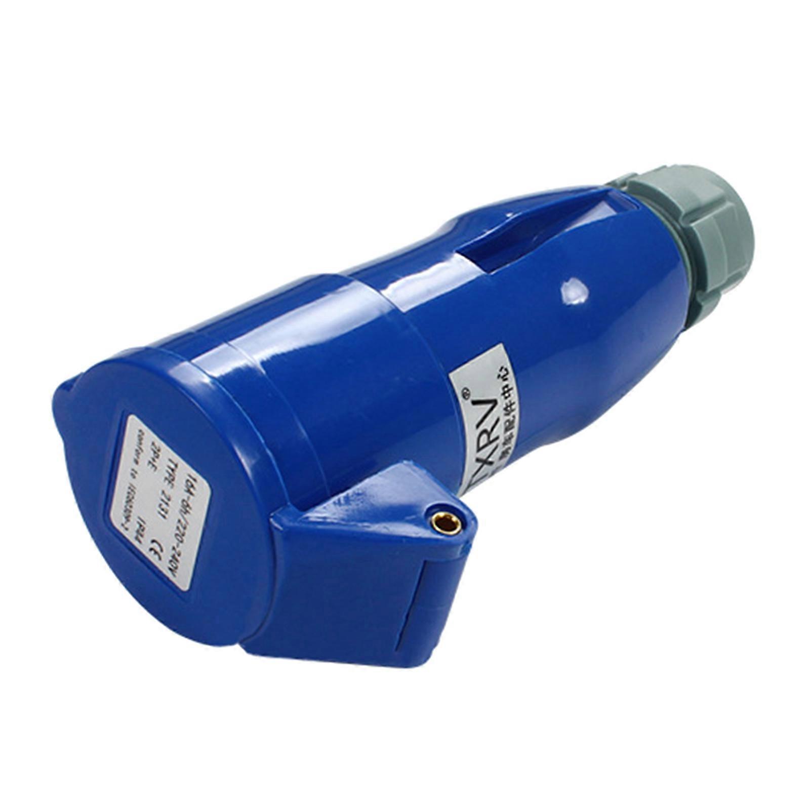 RV External Power Connector 220V-240V 16A External Flush Hook Up Waterproof Plug Socket Camper Accessories