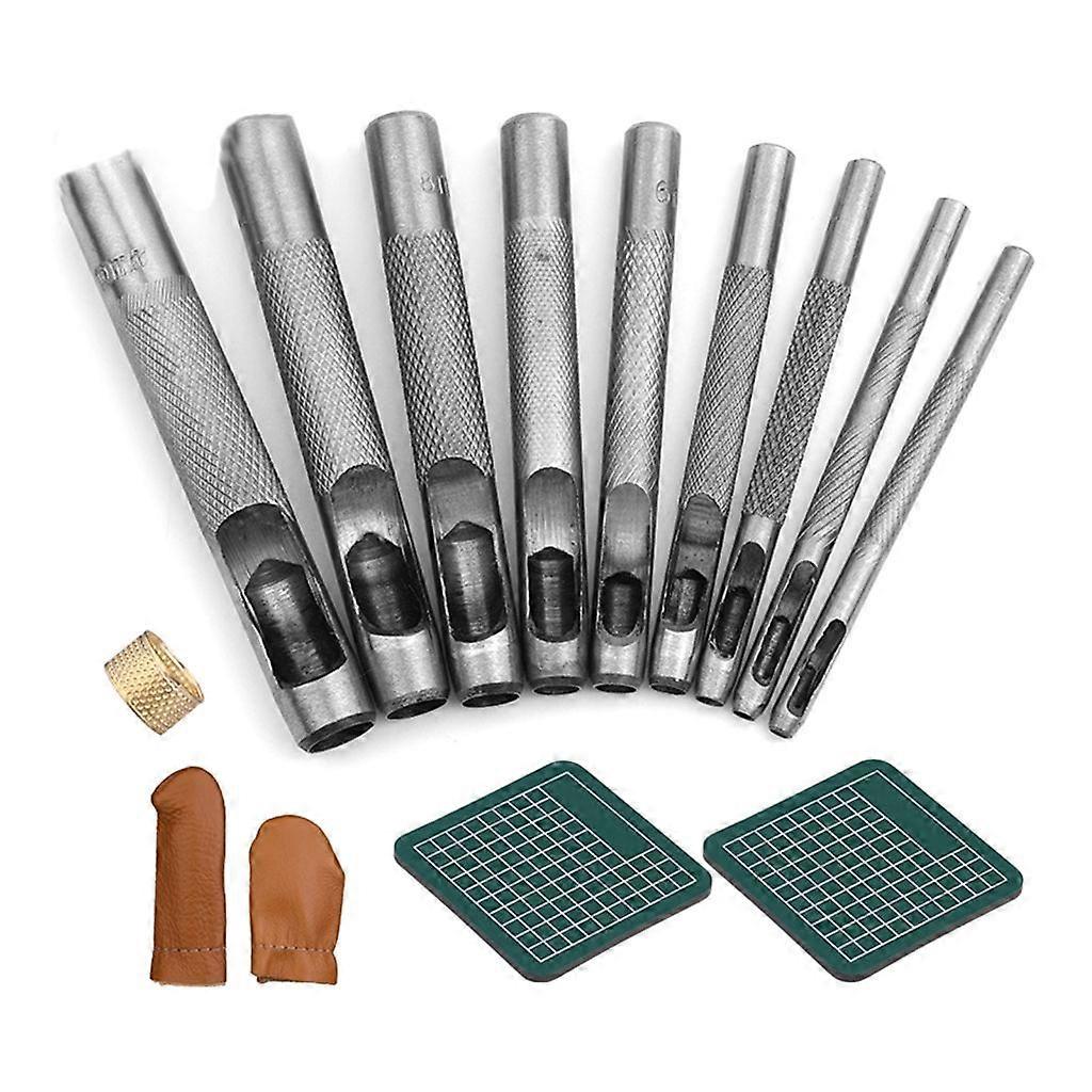 Hollow Hole Punch Set Round Leather Hole Punch Easy to Use for Watch Band Belt
