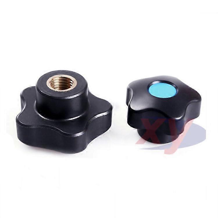 Hand Screw Nuts M6 M8 M10 M16 Plastic Through-Hole Handle Nut Black Size M16x63 1 Pc