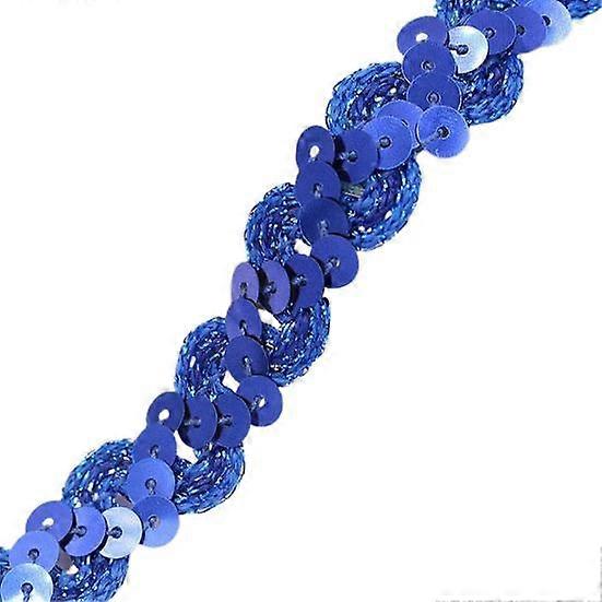 Sequin Ribbon Shiny Exquisite DIY Polyester Yarn Sewing Applique Sequin Lace Trim Home Supply