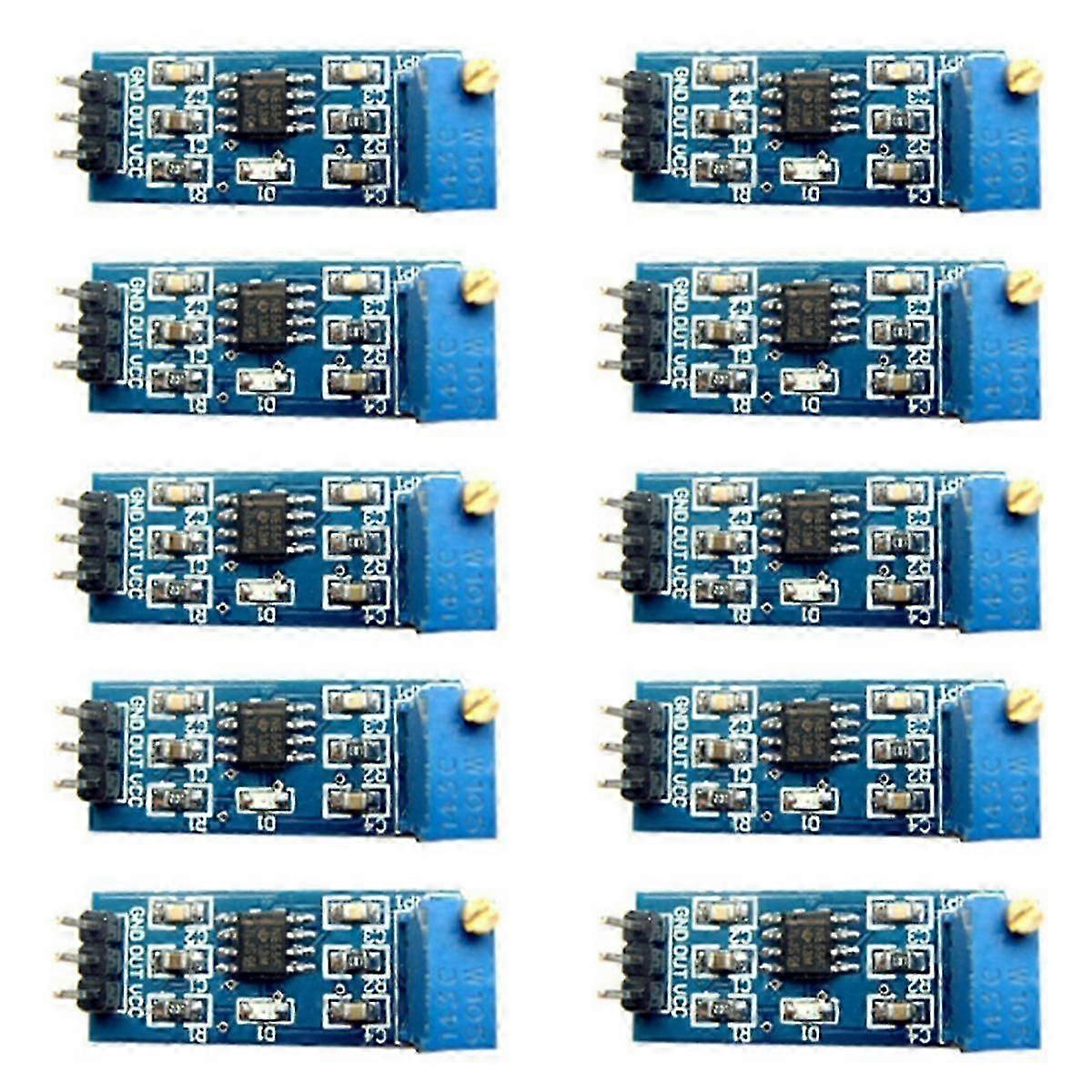 Ne555 Pulse Generator Square Wave Rectangular Wave Frequency Adjustable Mini Signal Generator Module,10pcs