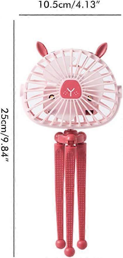 Portable USB Clip Fan (Pink)