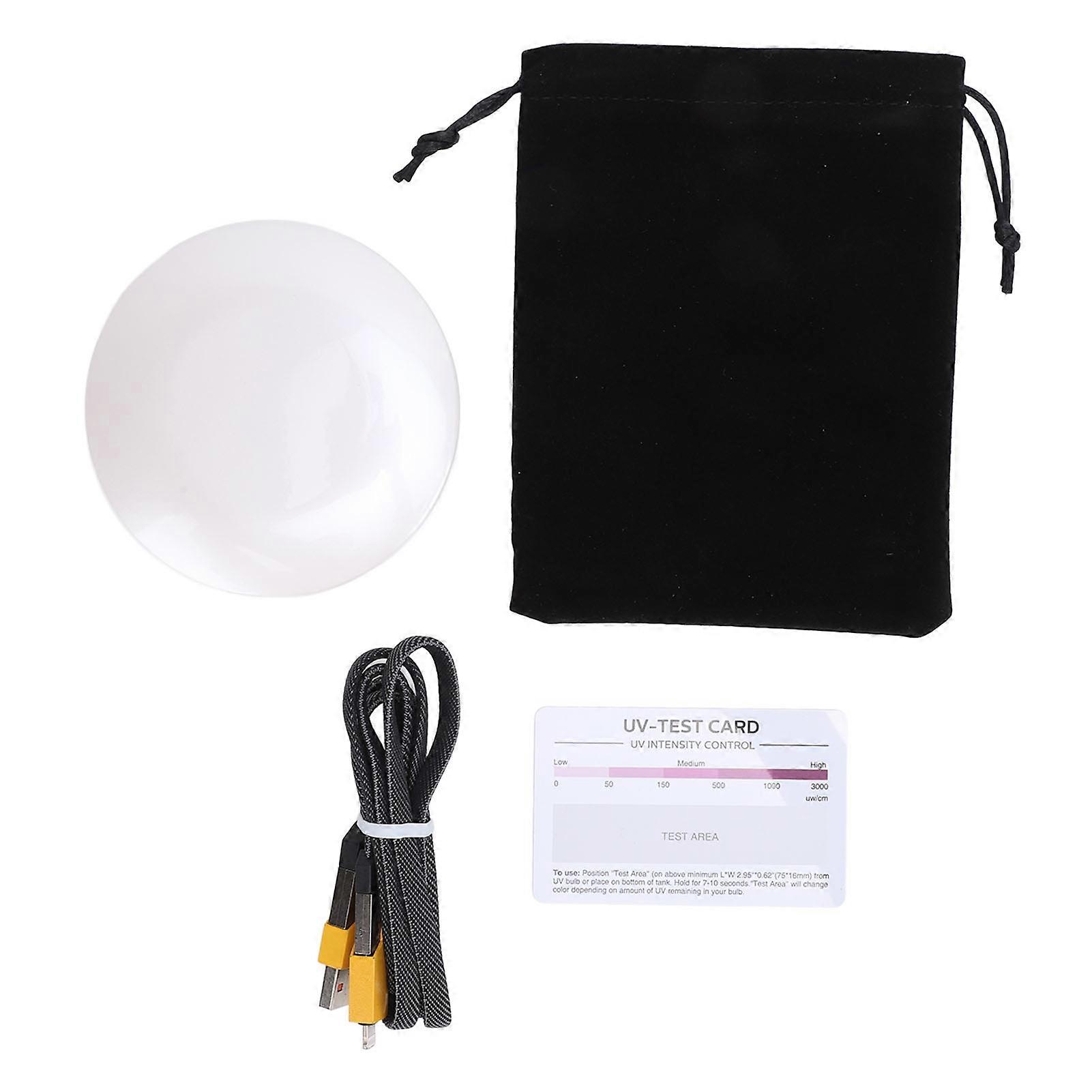 Compact with UV Camera Portable Lighted UV Makeup Mirror for Sunscreen Test Travel Handbag Pocket