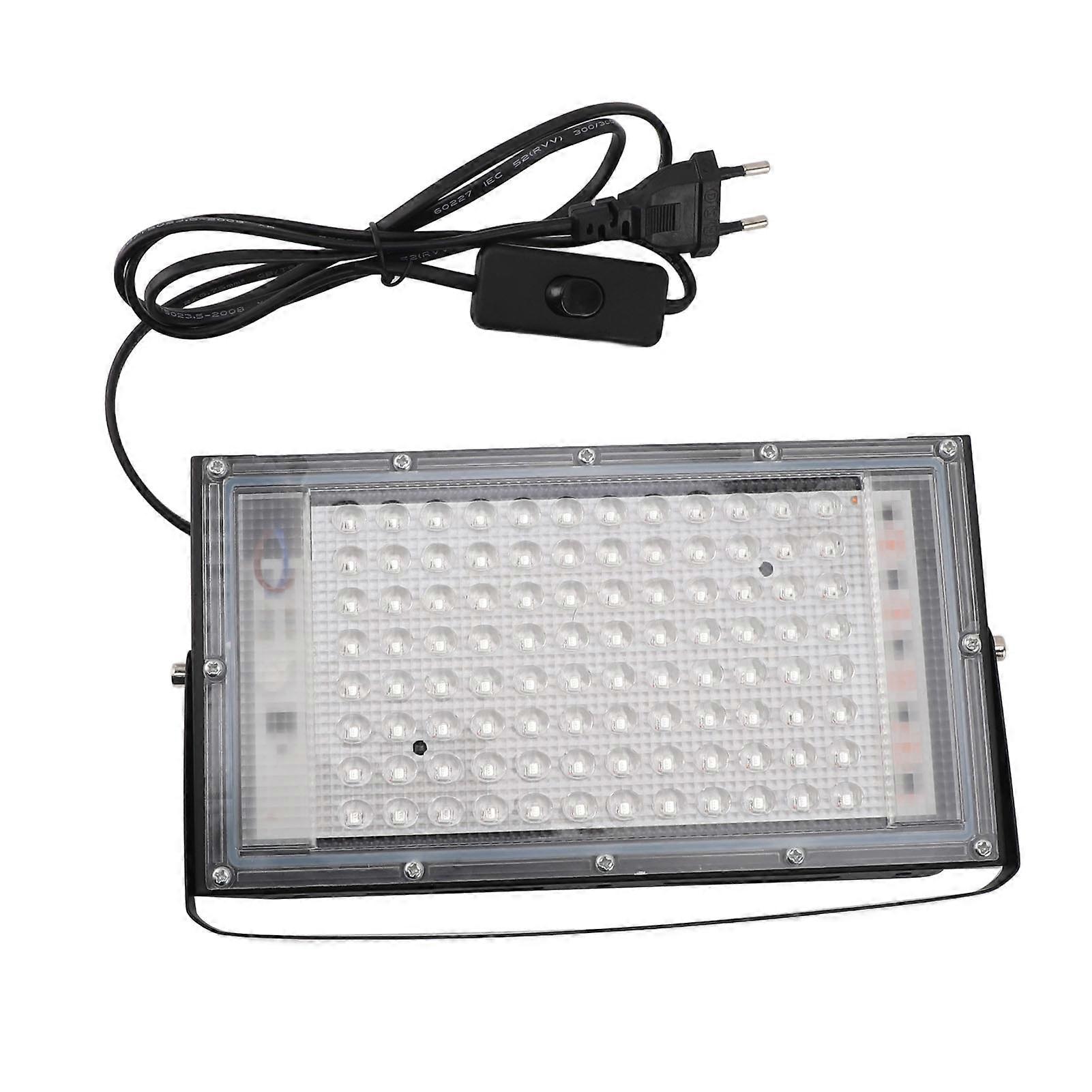 UV Flood Light LED Floodlight 395nm 100W High Power Fluorescent Lamp UV Curing Party Stage Blacklight for Parties