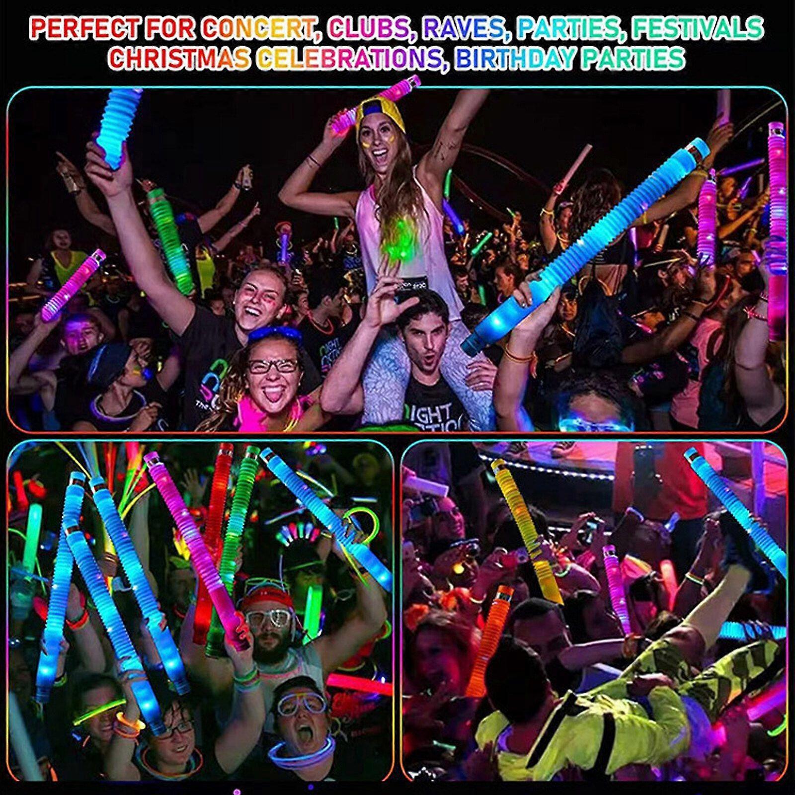 משלוח מהיר להאיר צינורות פלסטיק צבעוני Creative Party אספקה 2.9 ס"מ צעצוע חושי 50% הצעה