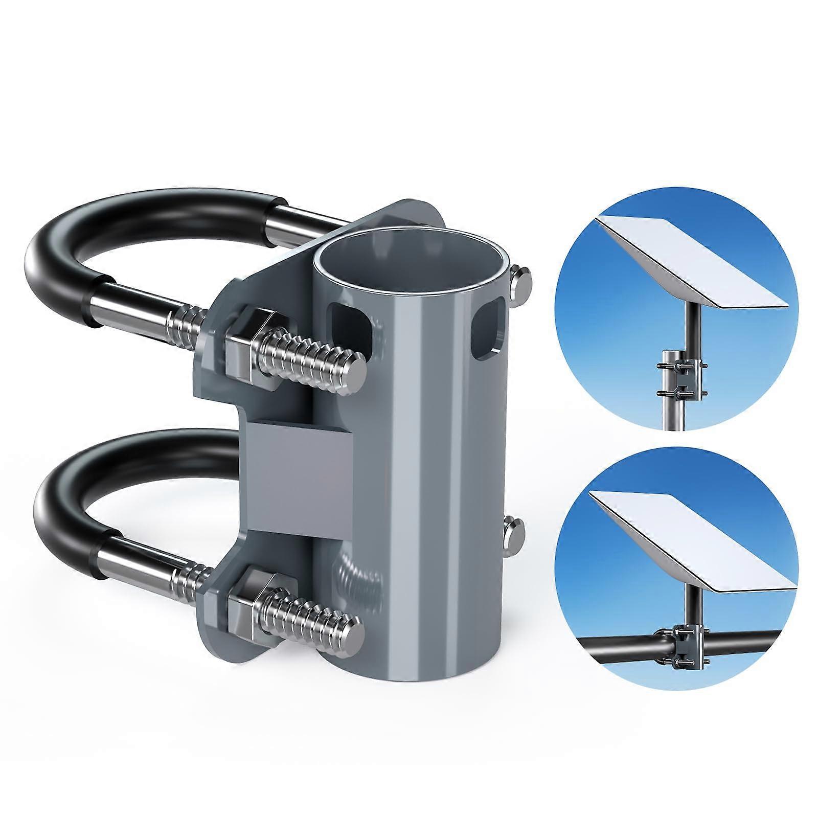 Starlink RV Mount Gen 2, Starlink Mounting U-Bolt Pipe Adapter for Starlink V2