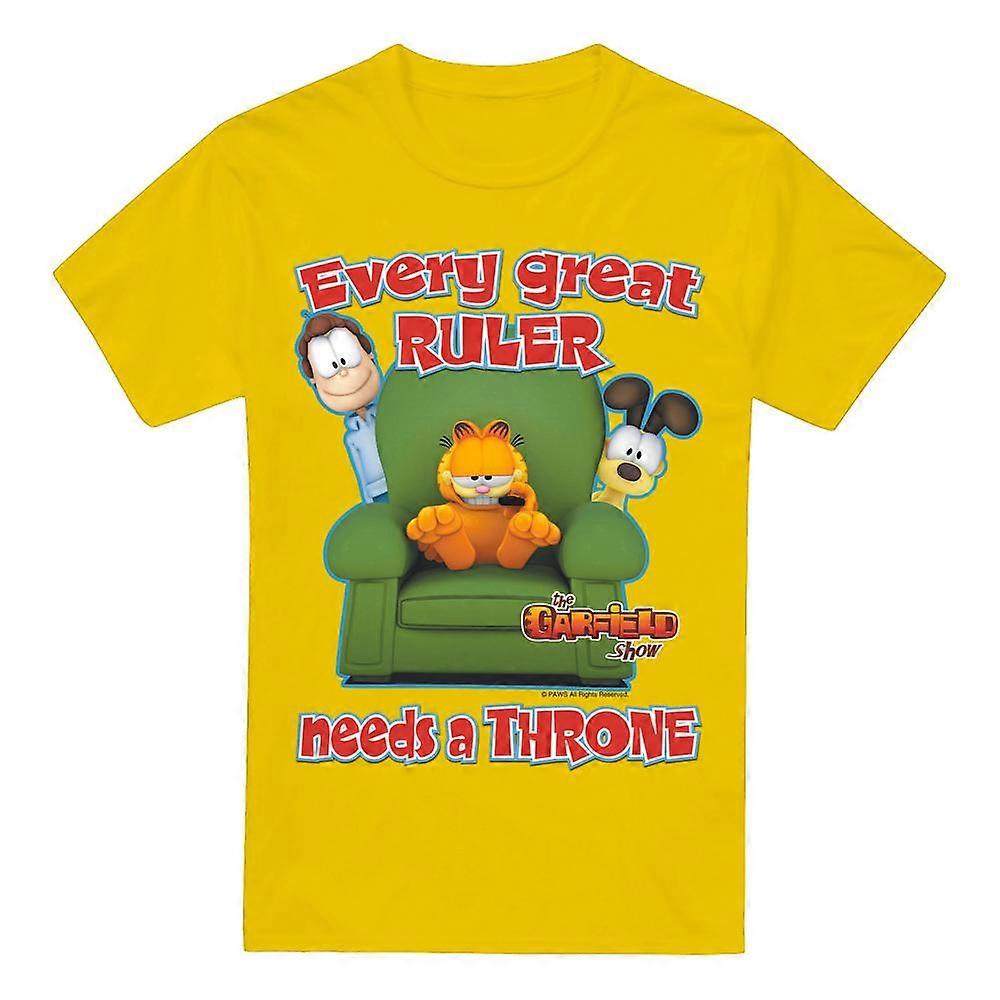 Garfield Herr Throne T-shirt