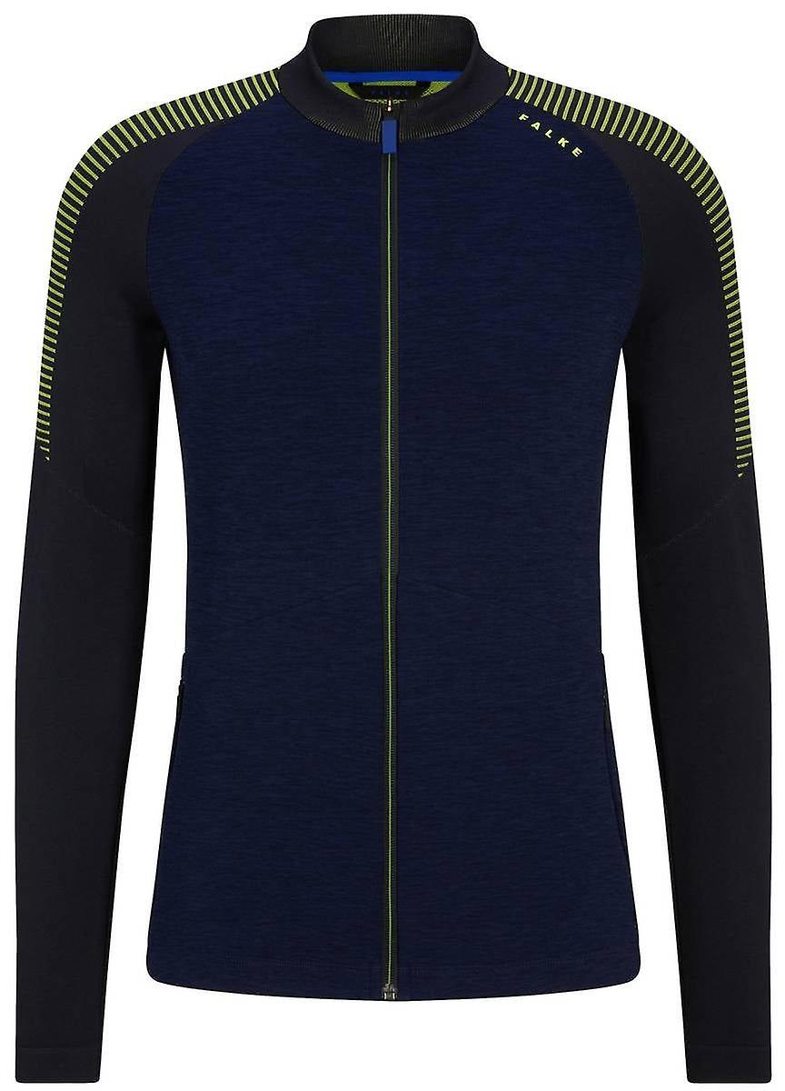 Falke Running Jacket - Dark Night Blue/Green