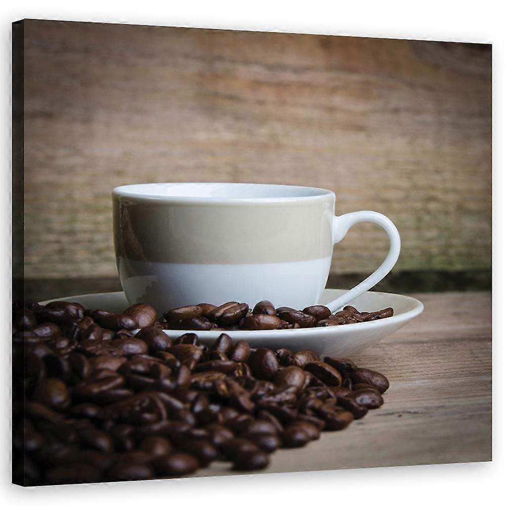 Lienzo, Taza de café vintage - 60x60