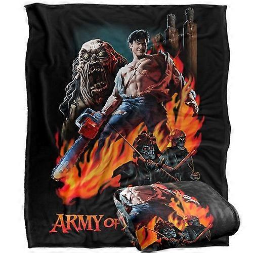 Army Of Darkness Painted Evil Blanket