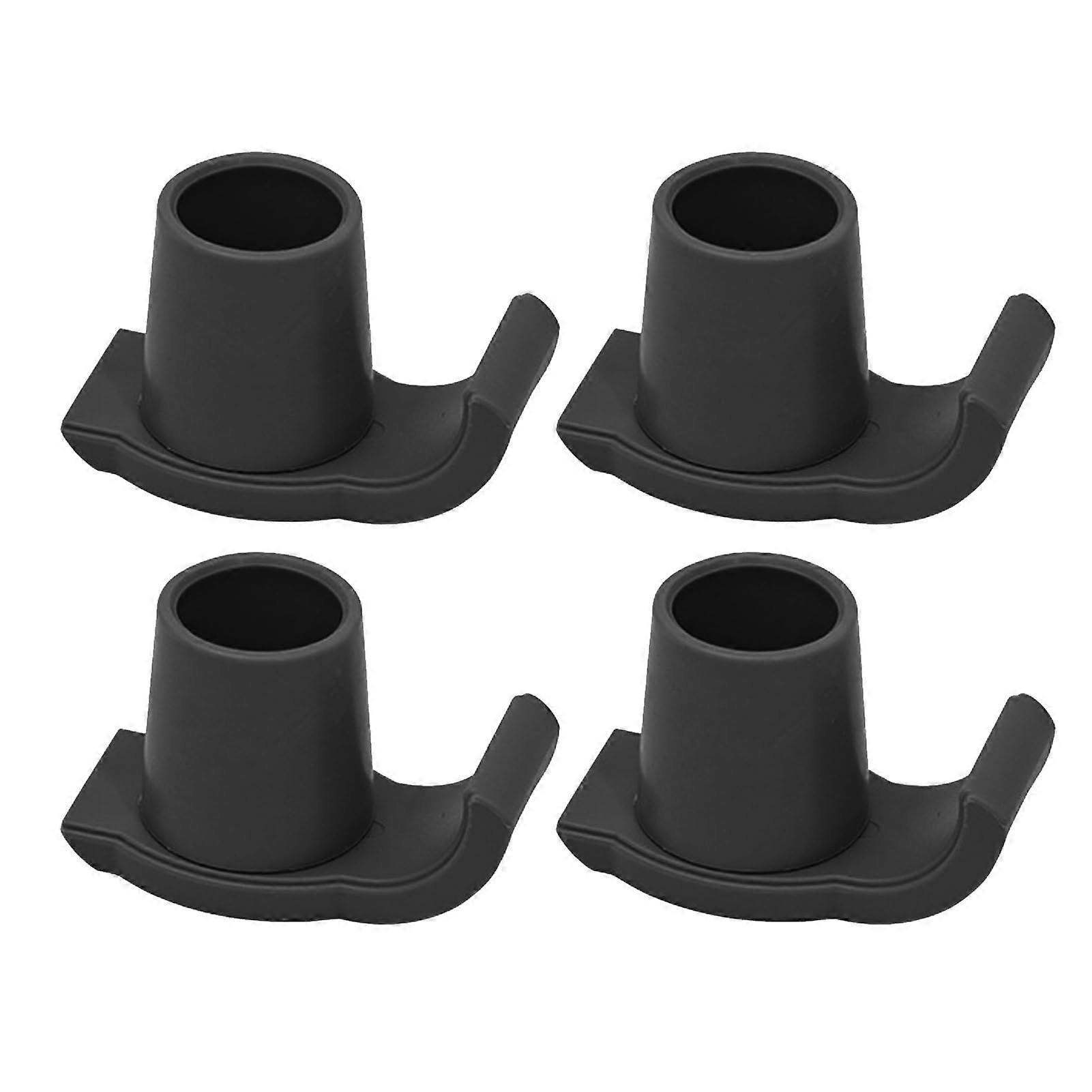 Walker Glide Skis - 4 Pack Rubber Universal Ski Glides for Medical Walkers & Mobility Aids for Seniors