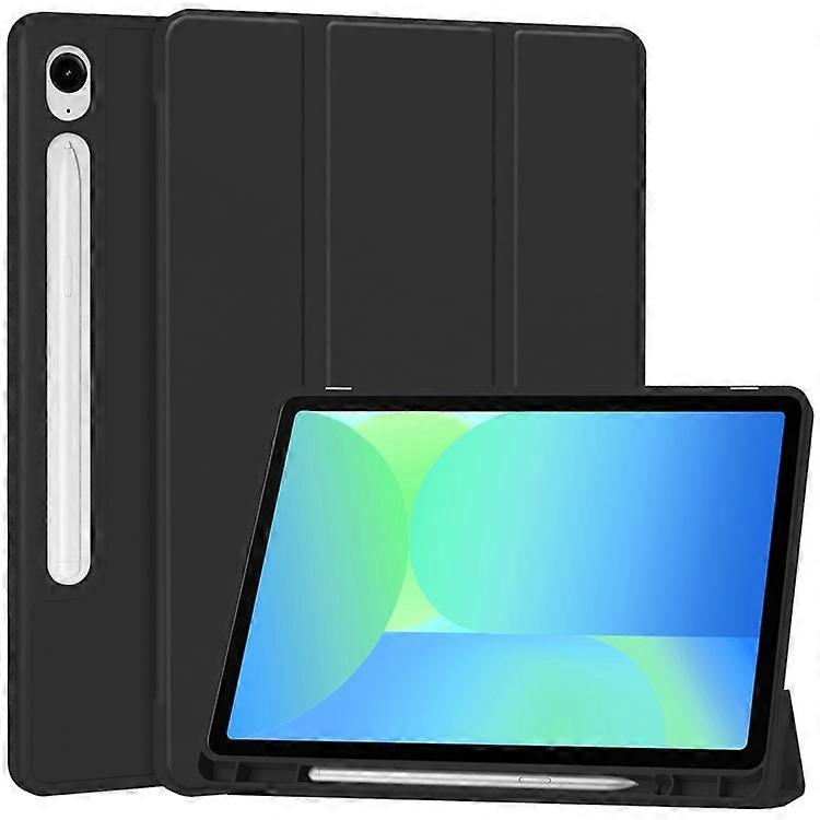 Compatible For Samsung Galaxy Tab S10 FE / S9 FE Stand Case Shock-Absorbent Leather Tablet Cover with Pen Slot