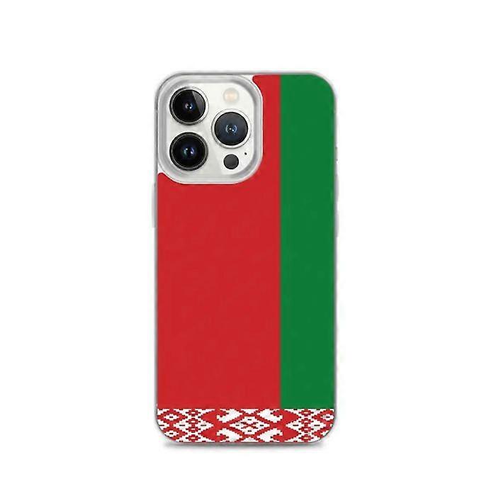 Phone Case – Flag of Belarus – Compatible with iPhone 13 Pro – Soft Case – Resistant and Shockproof - Silicone - Pixelforma