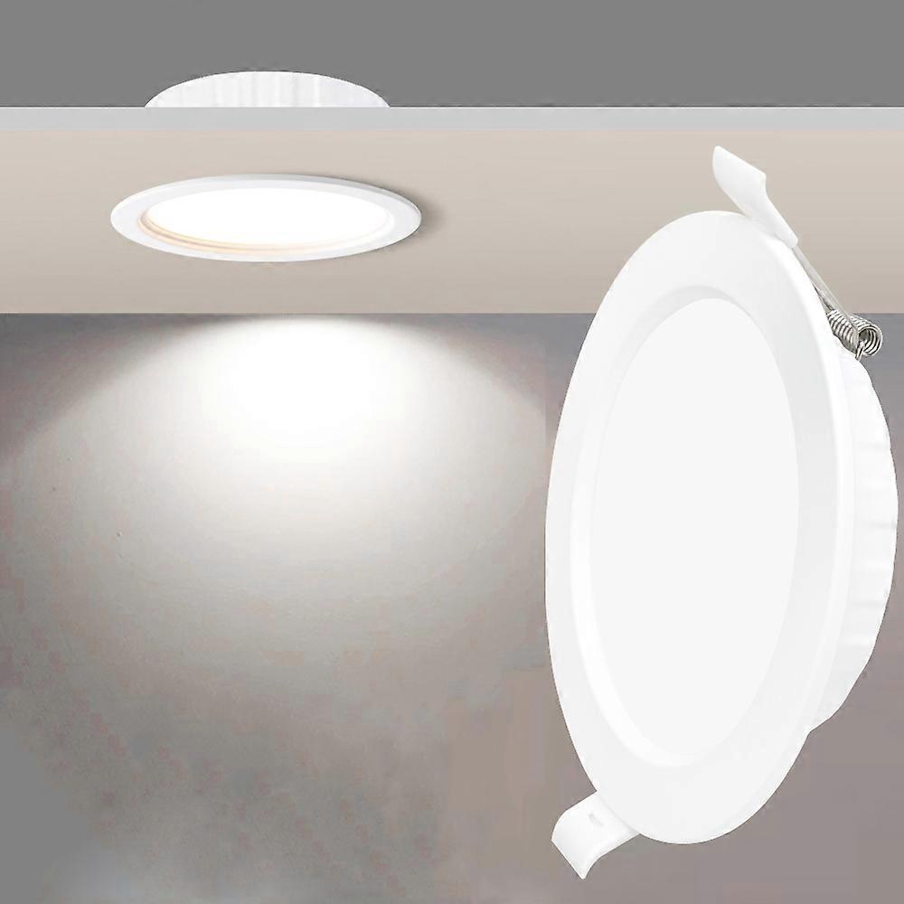 LED Recessed Indoor Lighting Downlight Round Energy Saving High Brightness Panel Lamp