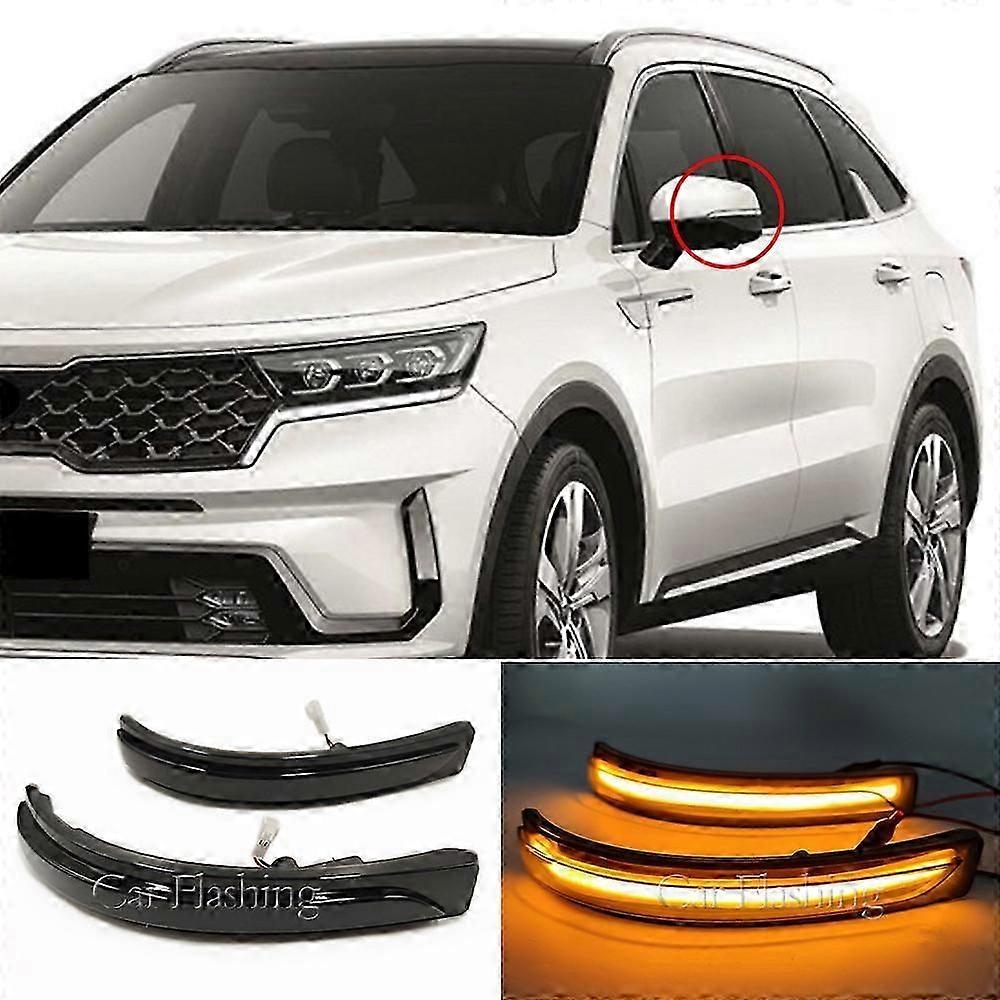 Applicable To Kia New Sorento 16-20 Rearview Mirror Lamp Reflector Lamp Rearview Mirror Lamp Turn Signal Led