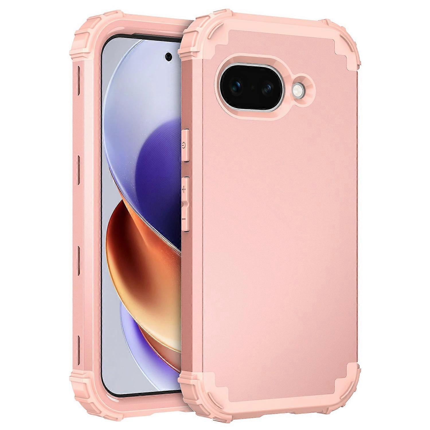 L-Style For Google Pixel 9a Case Shockproof PC + TPU Phone Back Cover