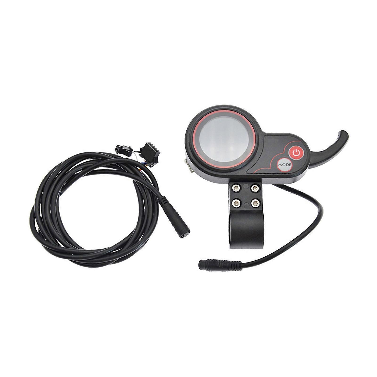 Electric Scooter Display Control Panel Waterproofs Electric Scooter Display Screen Control Panel with 6 Pin Connector