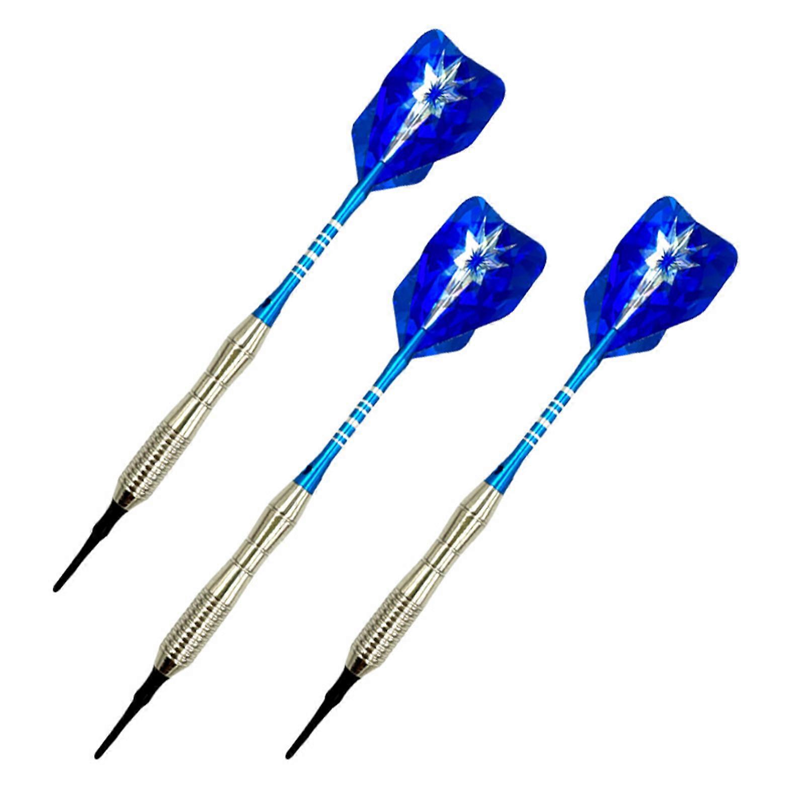 3 Pcs Soft Tip Darts Electronic Darts Set Electronic Darts Professional Plastic Tip Darts for Electronic Darts Board