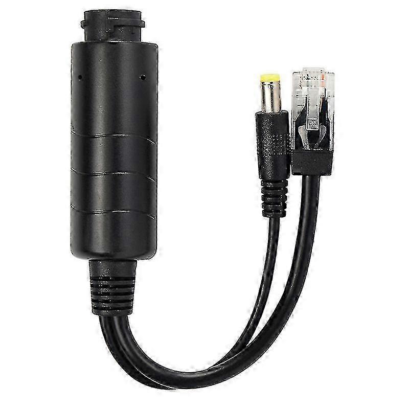 Poe Splitter Waterproof Fs5712b 10/100m 44-57v Input 12v/1a Output 1500v Isolation Walkbee Black