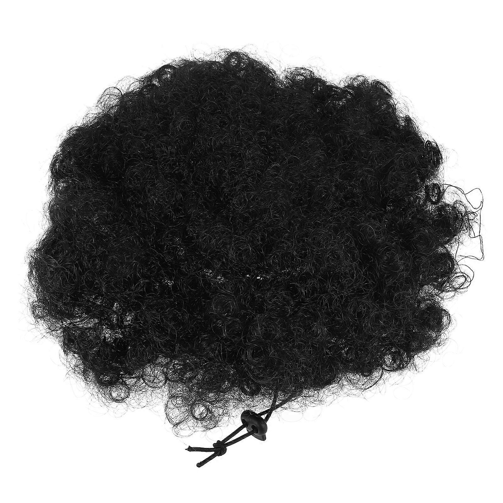Human Hair Afro Extensions, Versatile Ponytail for Seamless Integration