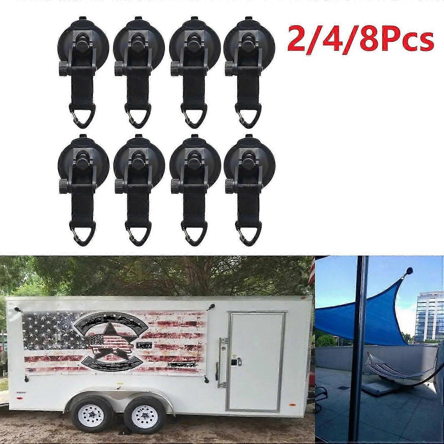 Universal Outdoor Suction Cup Anchor Securing Hook Tie Down Caravan Camping Tarp As Car Side Awning Pool Tarp Tent Securing Hook