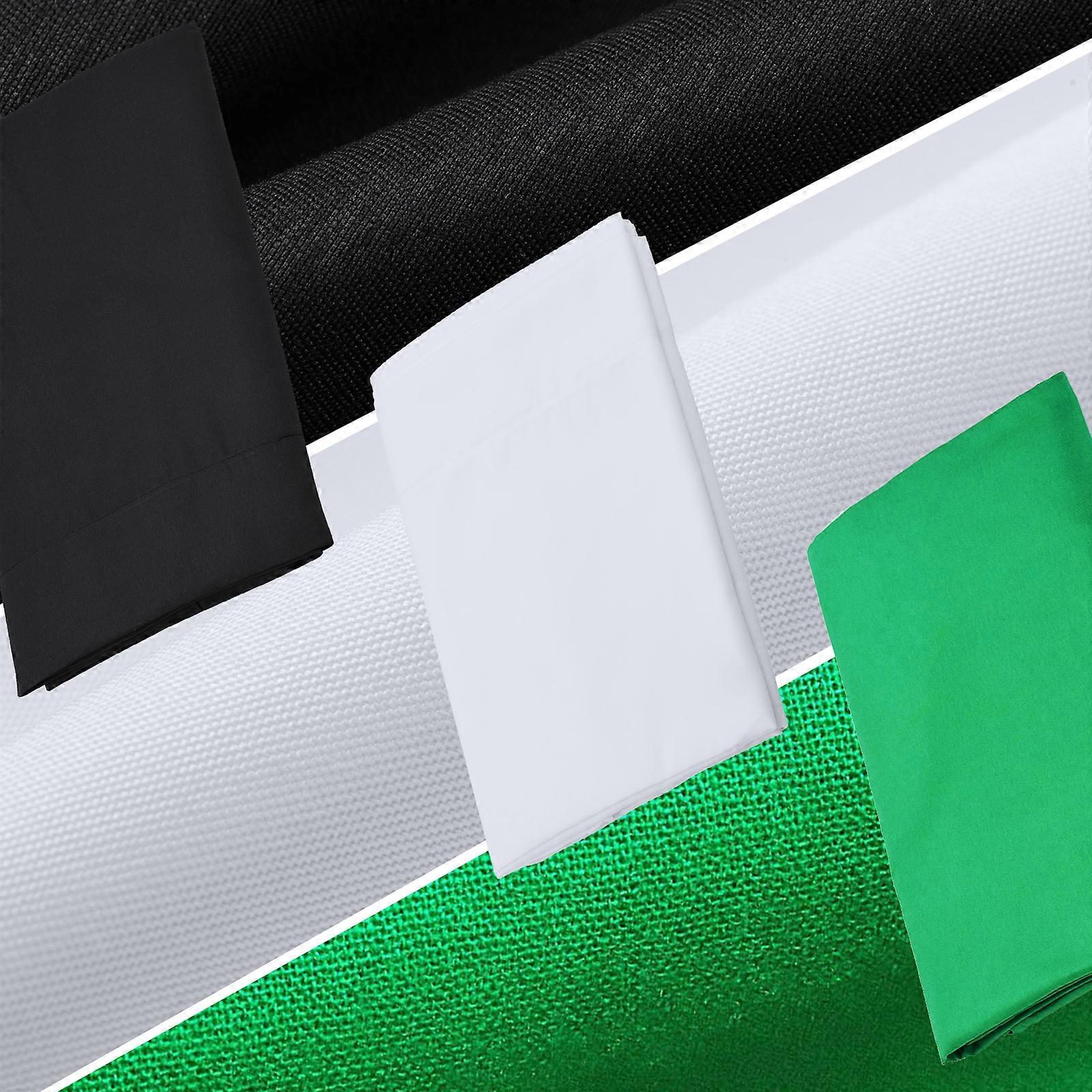 Photography Studio Lighting Kit - 12x 45W Bulbs, Softbox, Adjustable Stands & Backdrops