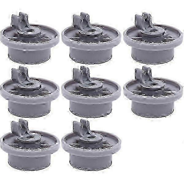 8 גלגלים אוניברסליים המתאימים למותגים מסוימים חלקי חילוף לסל תחתון למדיח כלים