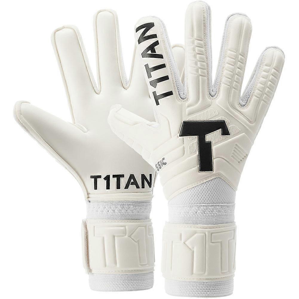 T1TAN Classic 1.0 Whiteout הגנת אצבעות ג'וניור כפפות שוער ג'וניור