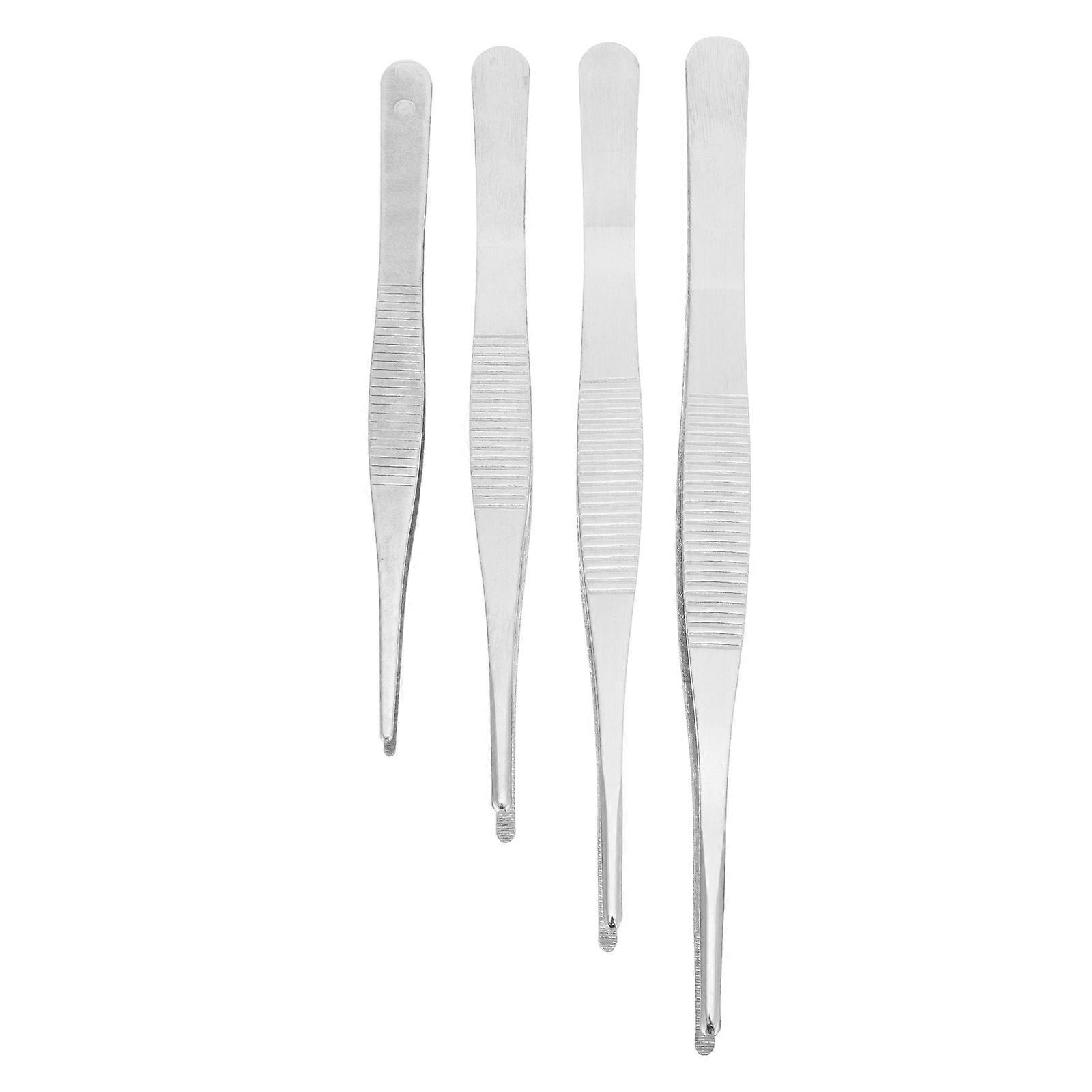 Stainless Steel Tweezers, Ergonomically Shaped for Easy Use