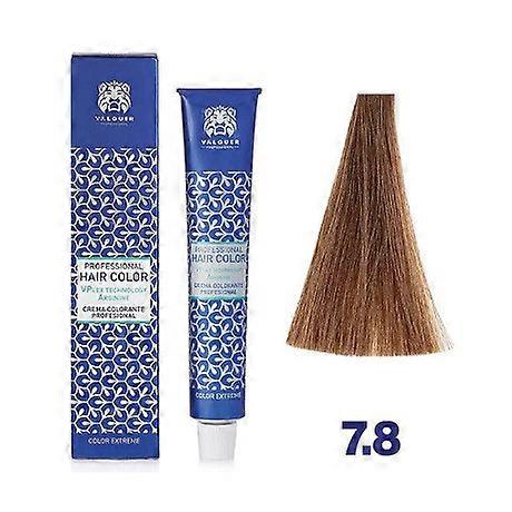 Vplex Coloring Cream Cool Brown Medium 7.8 Blond 60 Ml. Valquer