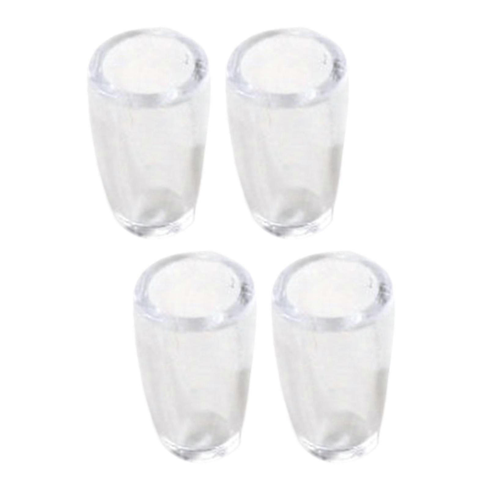 4x Mini Toothpaste Toothbrush Transparent Water Cup for 1/12 Scale