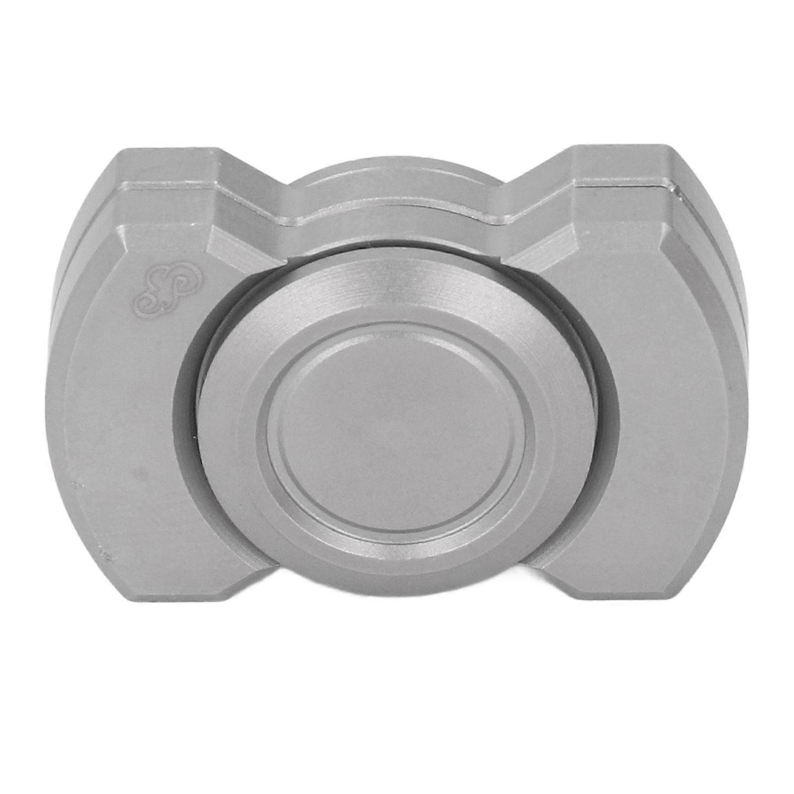 Jouet Fidget Slider portable, léger, ergonomique, multifonctionnel, robuste, anti-stress, pour adultes TDAH, TDAH, argent