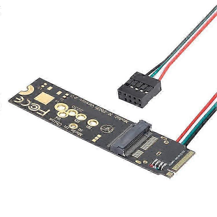 EP-002 Wireless NGFF A/E-Key WiFi Card to M.2 NGFF Key-M NVME SSD Adapter for AX200 WiFi 6 Bluetooth 5.1MultiColor SZRH