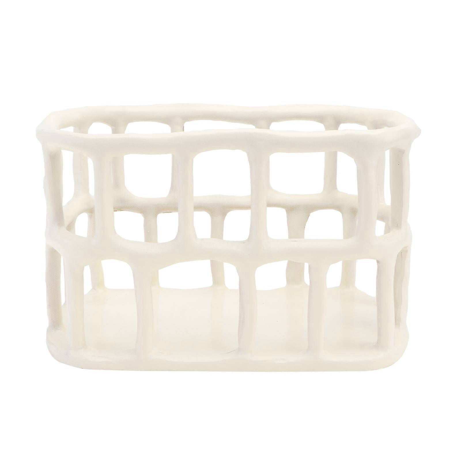 Decor Container Storage Box Kitchen Home Adornment Minimalist Design Non-Slip Pad Protect Desktop 1Set