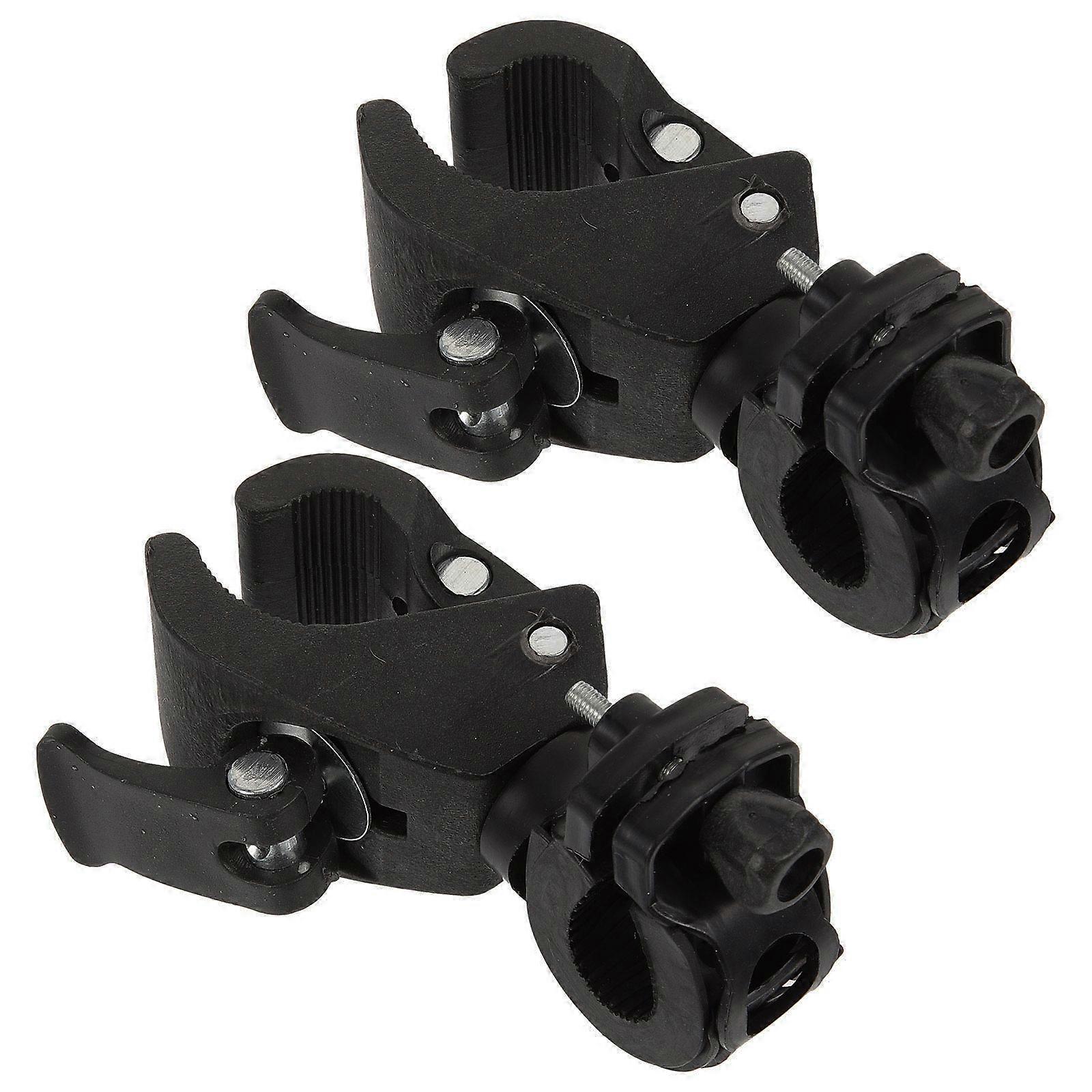 Flashlight Mount Universal Cycling Bracket 2Pcs Durable Use Bicycle Accessories for Night Riding