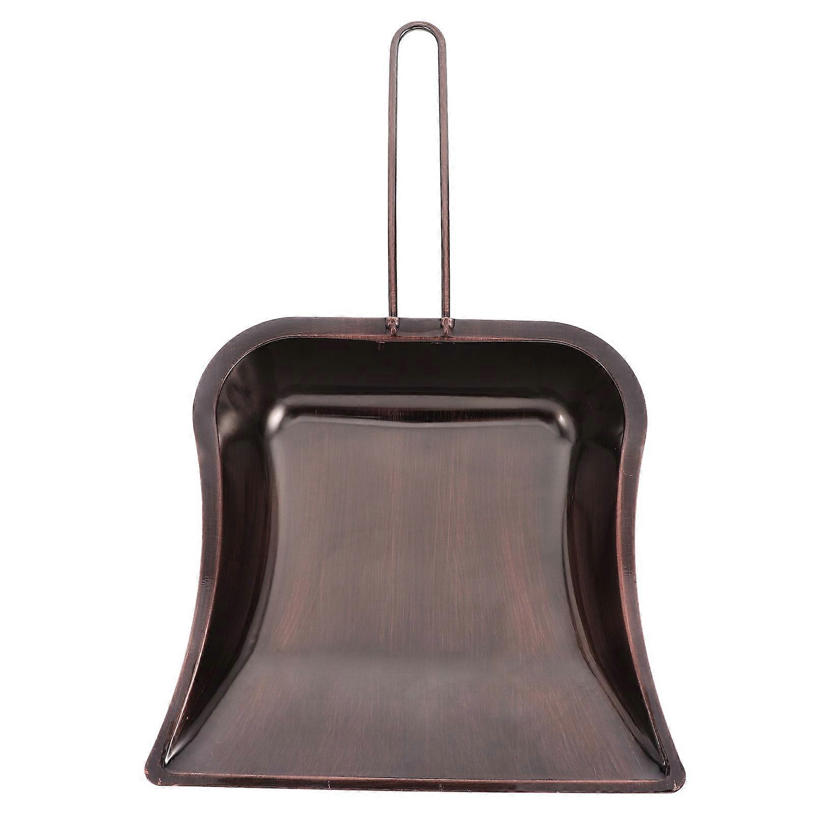 Red Bronze Dust Pan Mini Desk Long Handle Home Users 1Pack