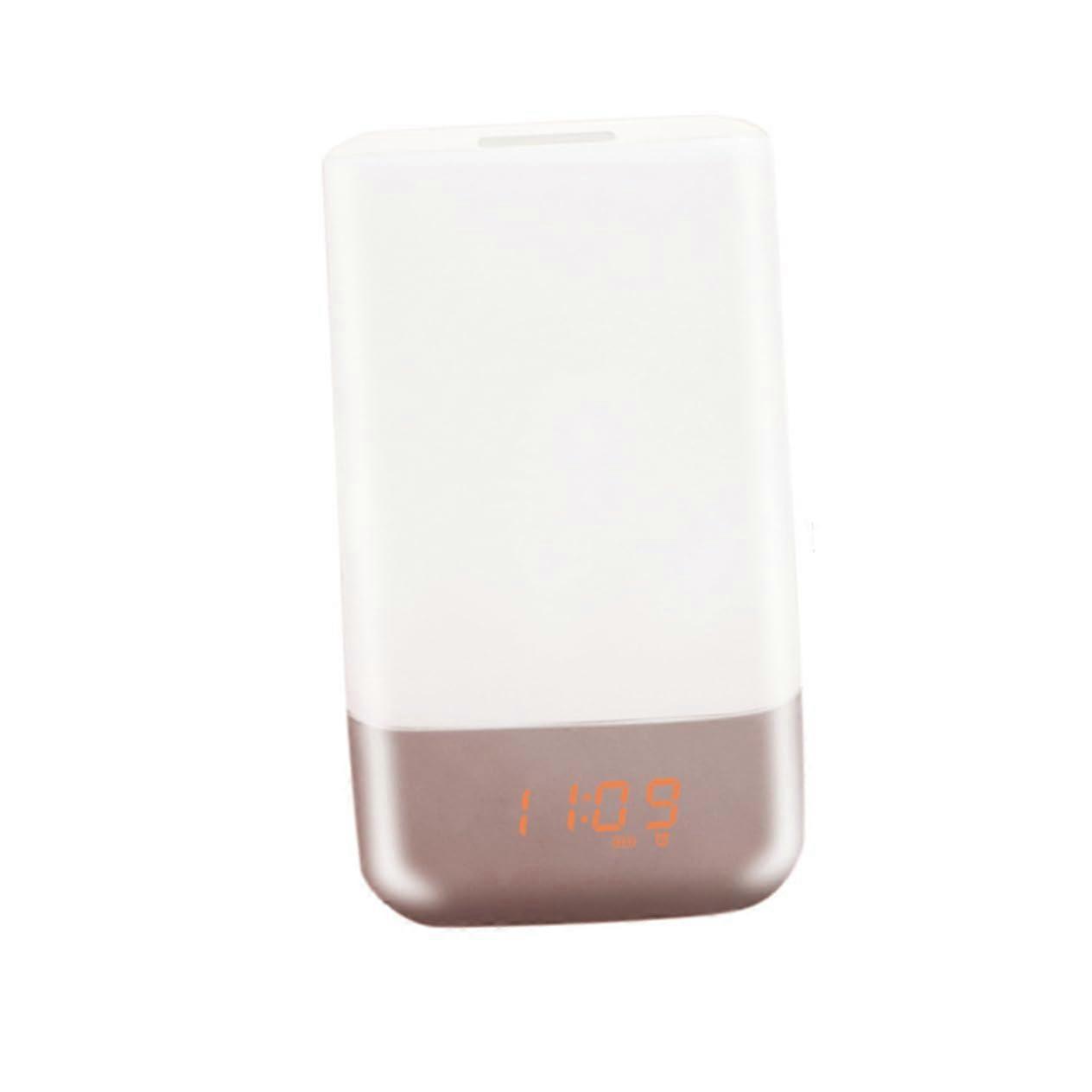 Sunrise Simulation Alarm Clock Bedside Lamp Gentle Wake Up Light LED Dimmable USB Charging