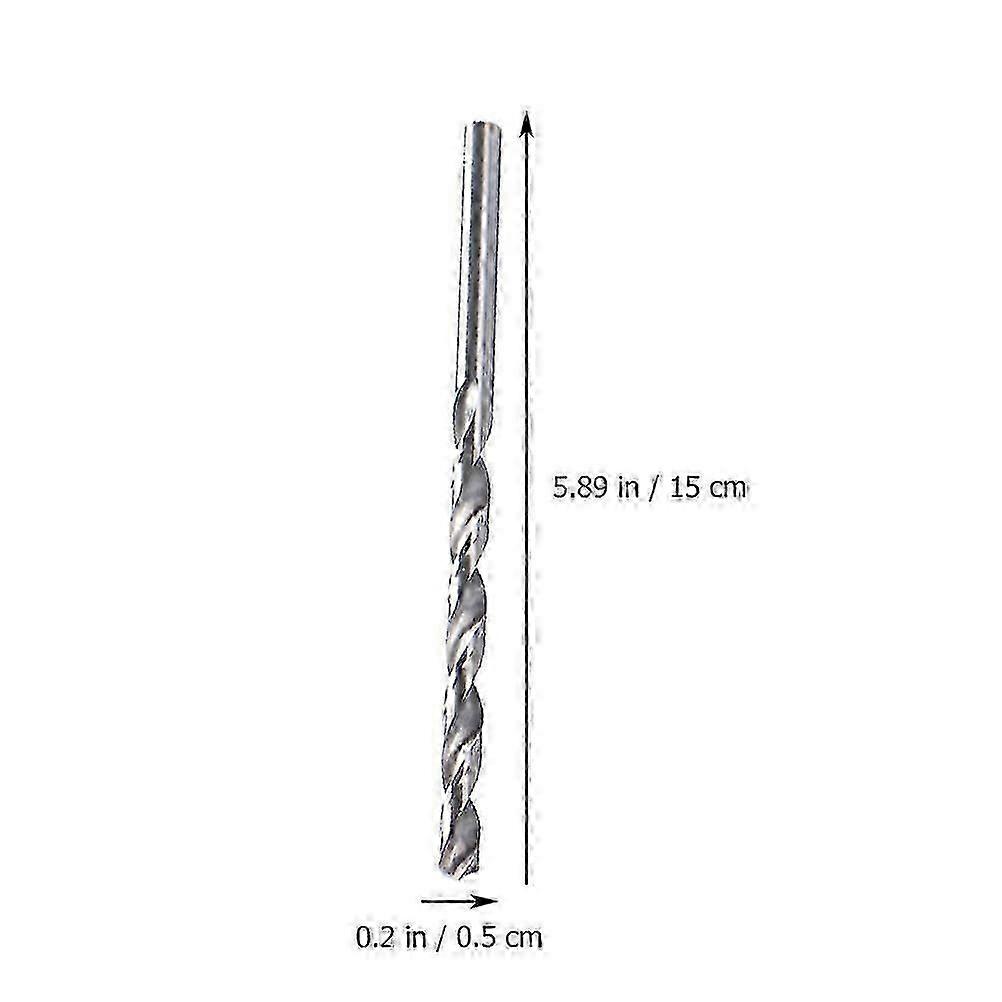 5pcs Durable High-speed Steel Twisting Drill Bit Useful Straight Shaft Drill Bit