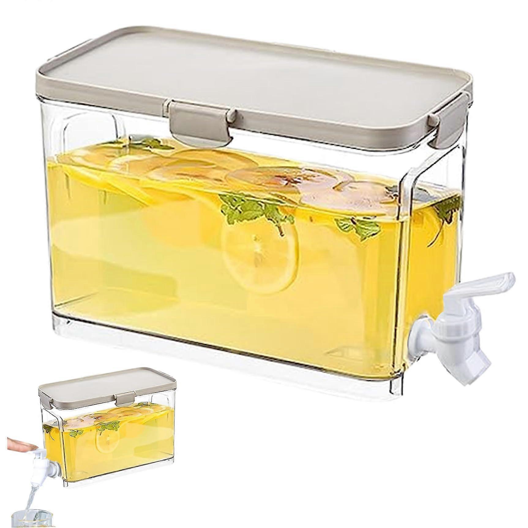 drink dispenser with the cold compartment of 3.9 l cold drink dispenser for refrigerator and leak cans clear