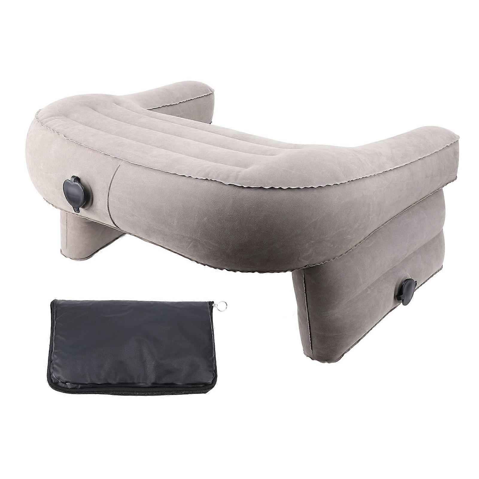 Oreiller de jeu gonflable en PVC et flocage, design ergonomique réglable, oreiller de bureau gonflable pour genoux