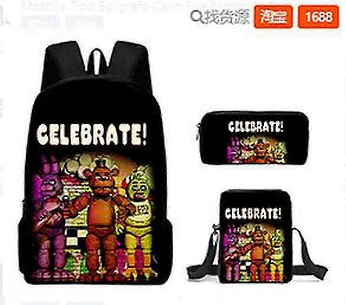 Five Nights Backpack, School Bag, Children's School Bag, Backpack, Men's Backpack, Laptop Backpack 39