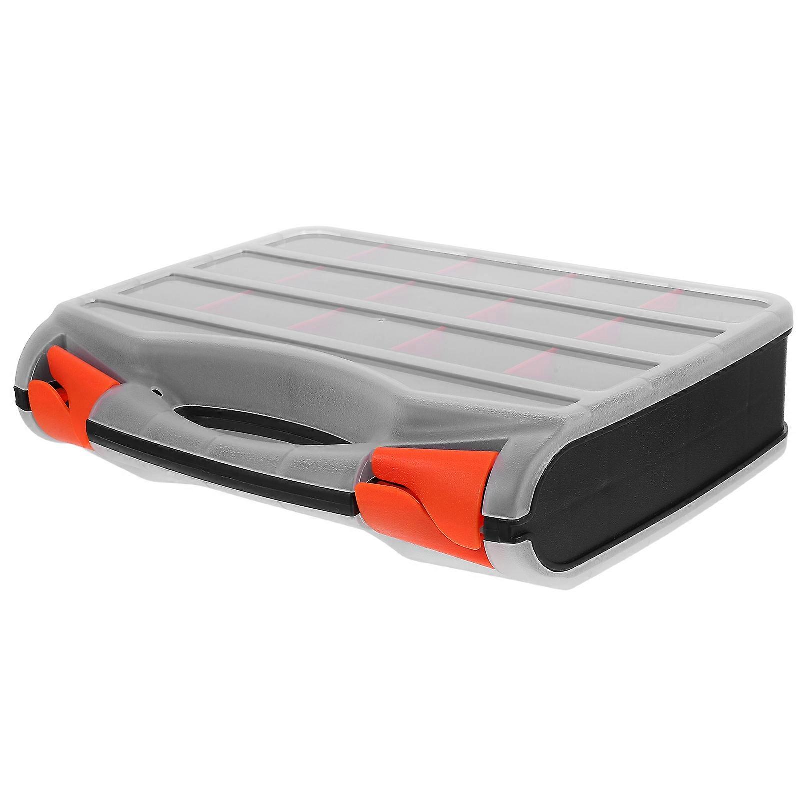 Portable Storage Organizer Double Side Tools Organizer Multifunctional Design For Hardware Enthusiasts 1Set