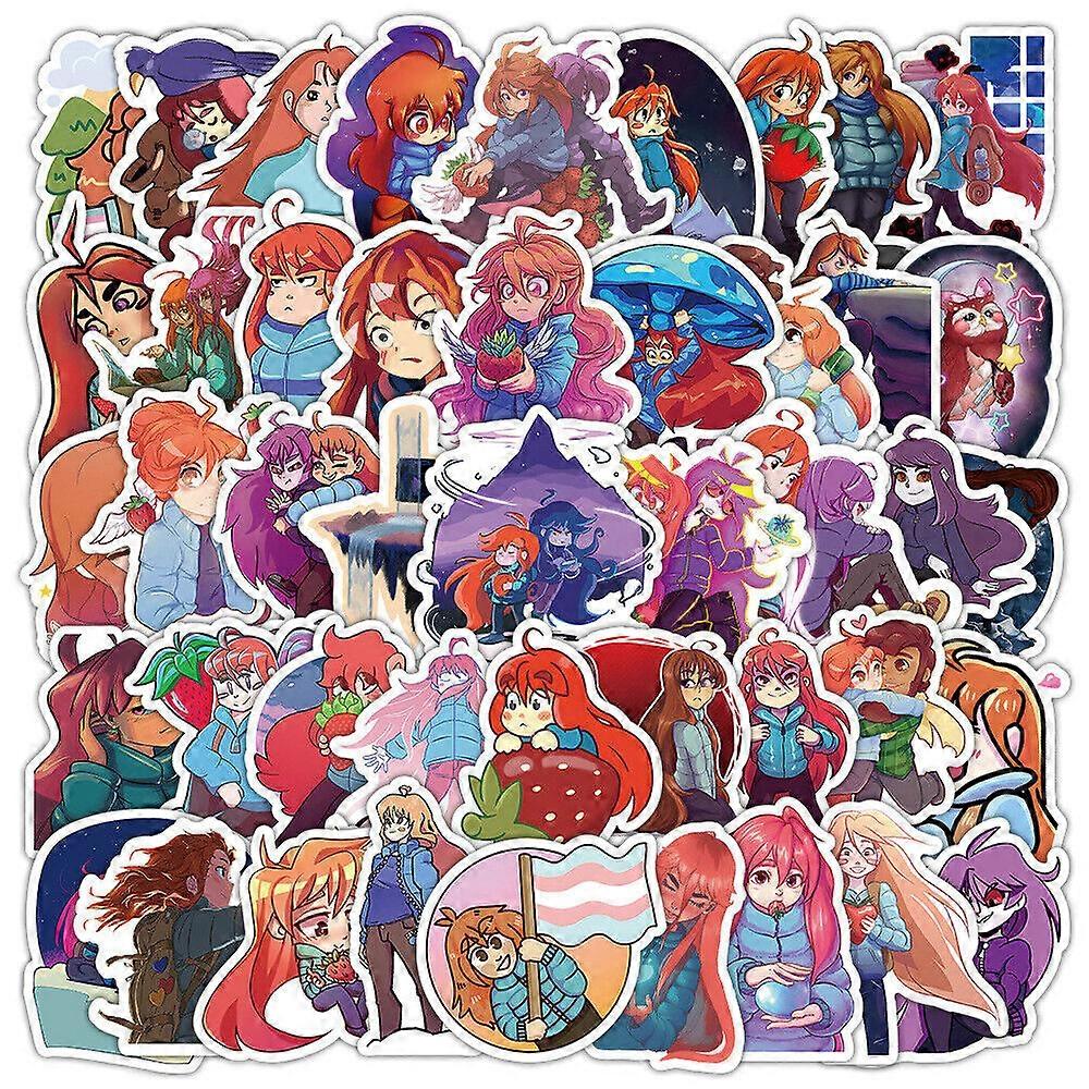 53X Celeste Game Character Stickers PS4 NS Mental Health Solution Hydro Flask