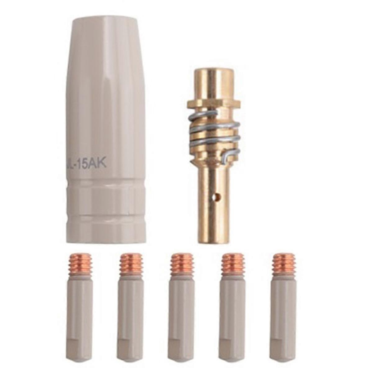 7pcs 15AK Coating Protection Nozzle Welding Slag European Airless Gas Protection Machine Protective