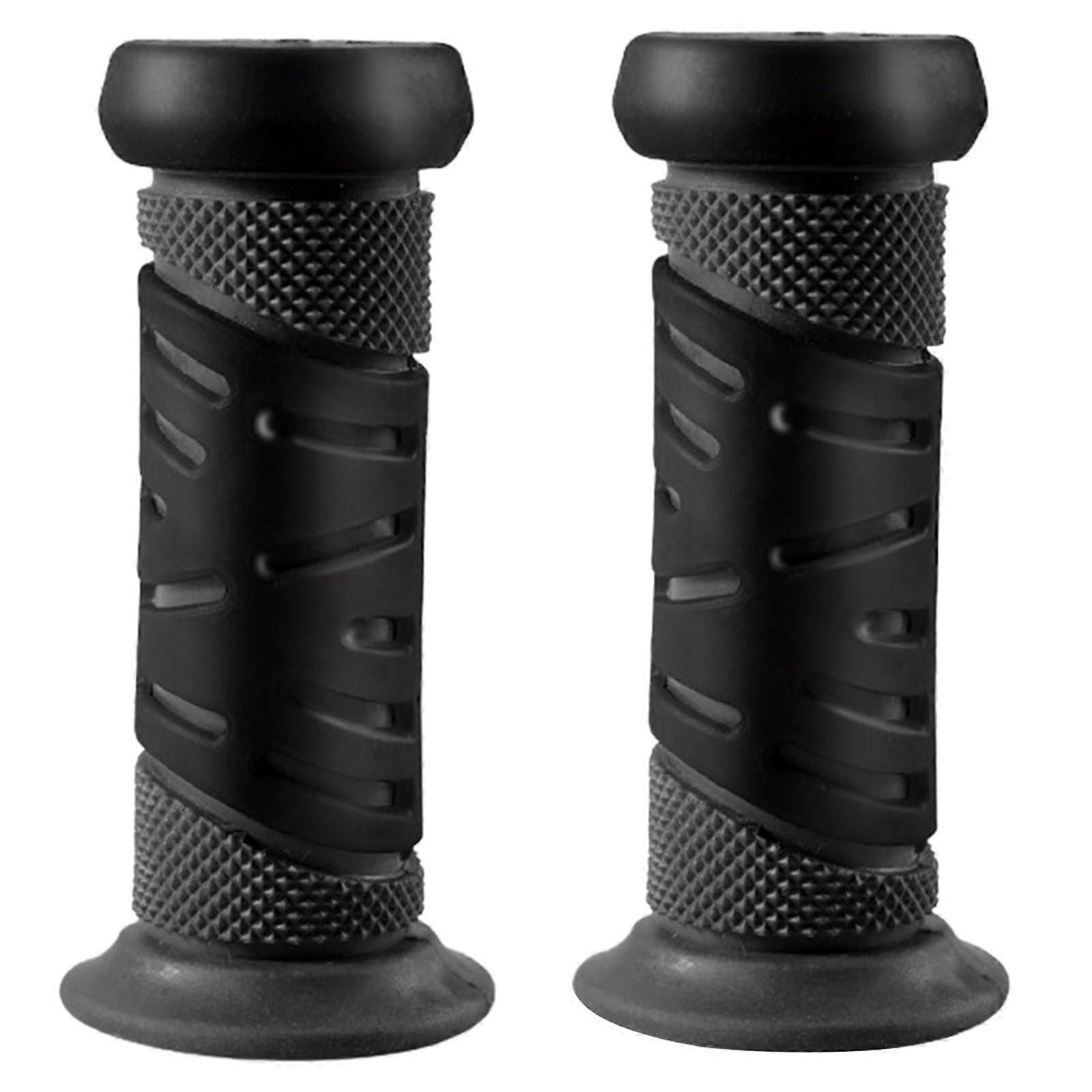 1 pair of universal children's bicycle grips, replacement scooter handle grips, nonslip, soft rubber, for kids' bikes Ref: 7370