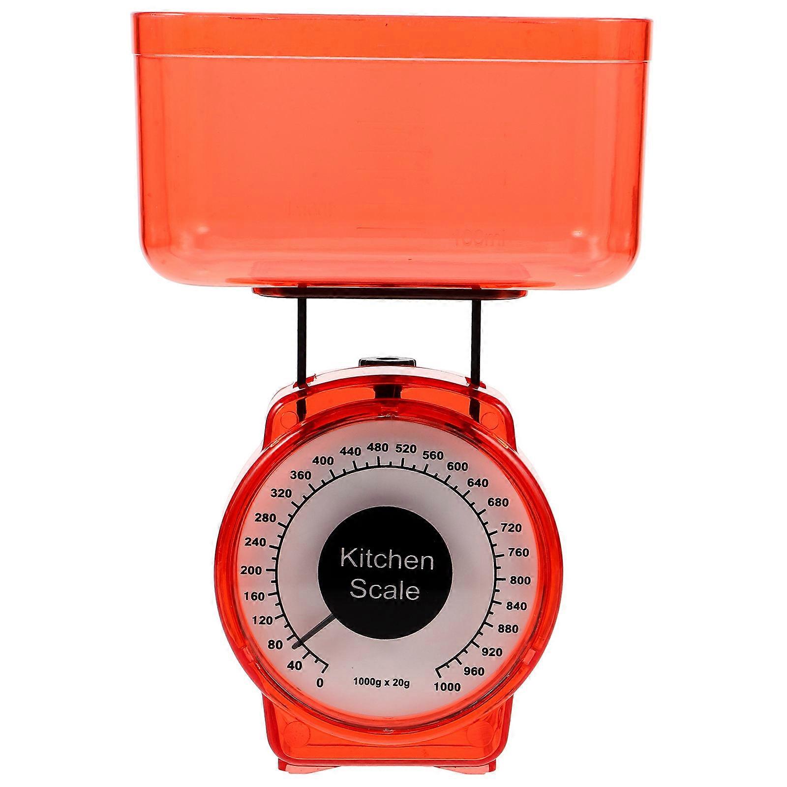 Compact Food Measuring Scale for Kitchen Baking and Cooking – Accurate Digital Weighing with Plastic Design, Battery Operated