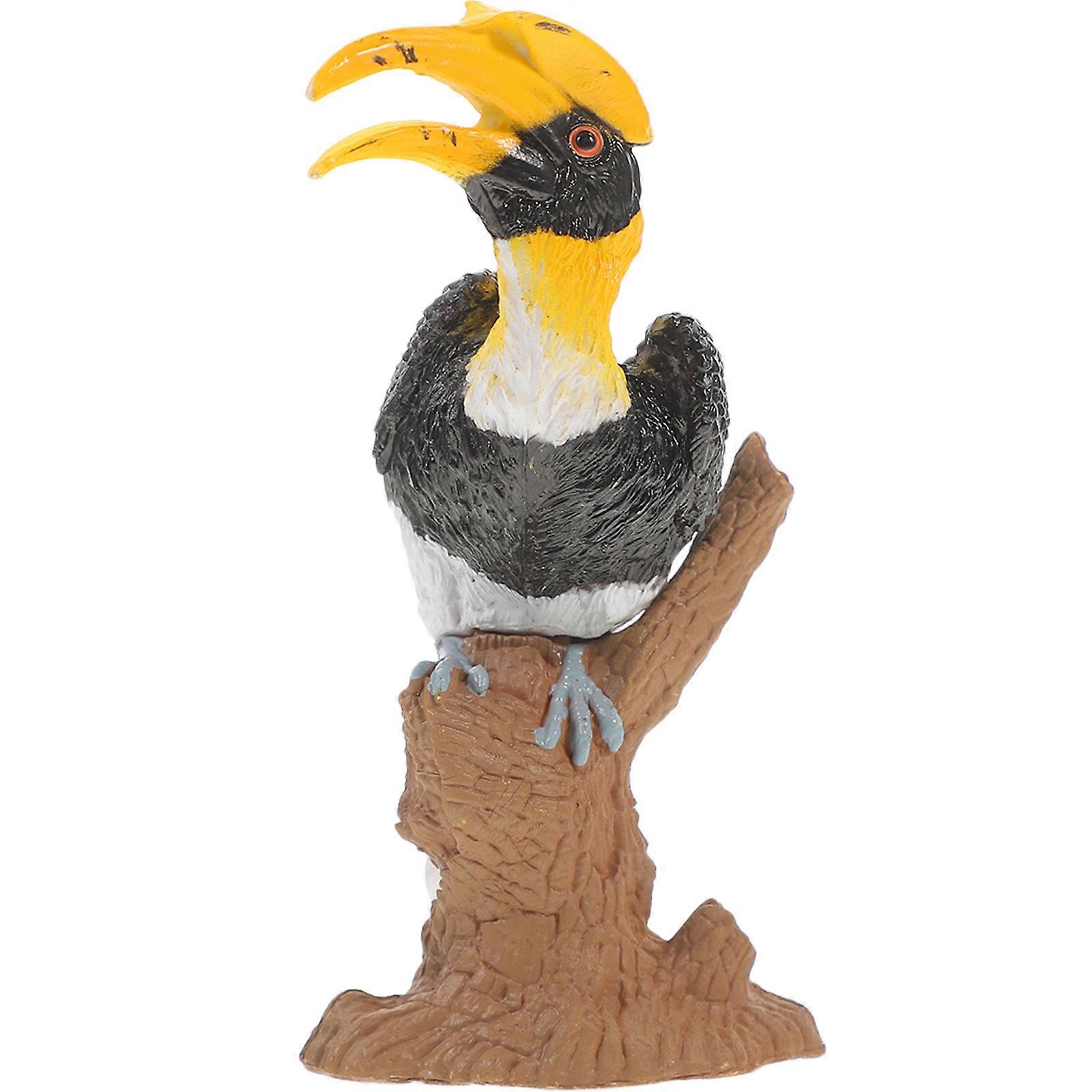 Artificial Hornbill Bird Model for Home Decor Plastic