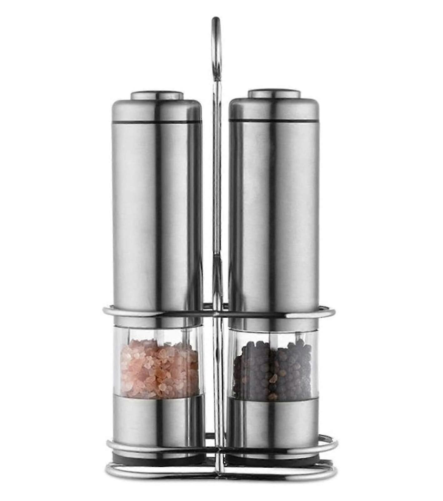 Electric Salt And Pepper Mill Grinder Set with Refillable Design, Ceramic Grinders Featuring Lights and Adjustable Coarseness������ijƷ��