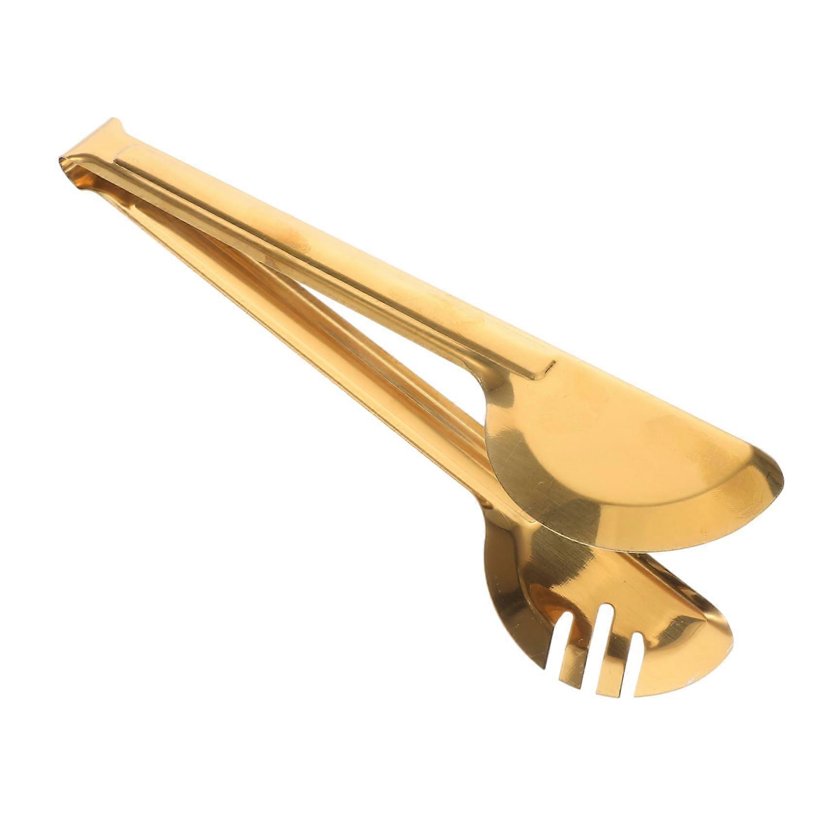 Robust Metal Tongs for Grilling, Buffet Serving Tongs, Korean Japanese Barbecue Kitchen Utensils, Cooking Tweezers