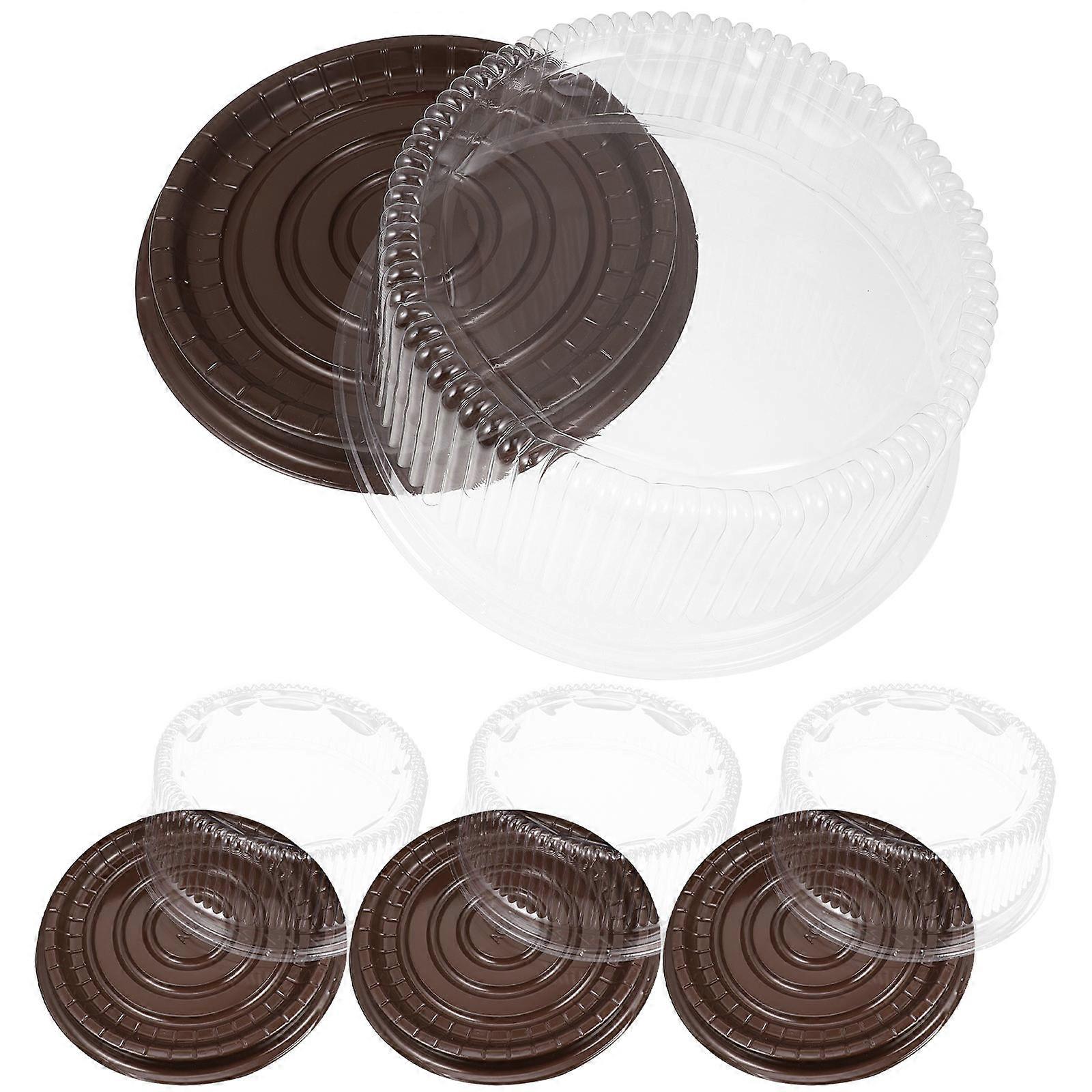 Food Packaging Boxes Transparent for Puff Moon Cake 8 Inch 20Pcs